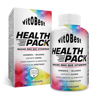 HEALTH PACK 100 VegeCaps. (Mucho mas que un multivitaminico)