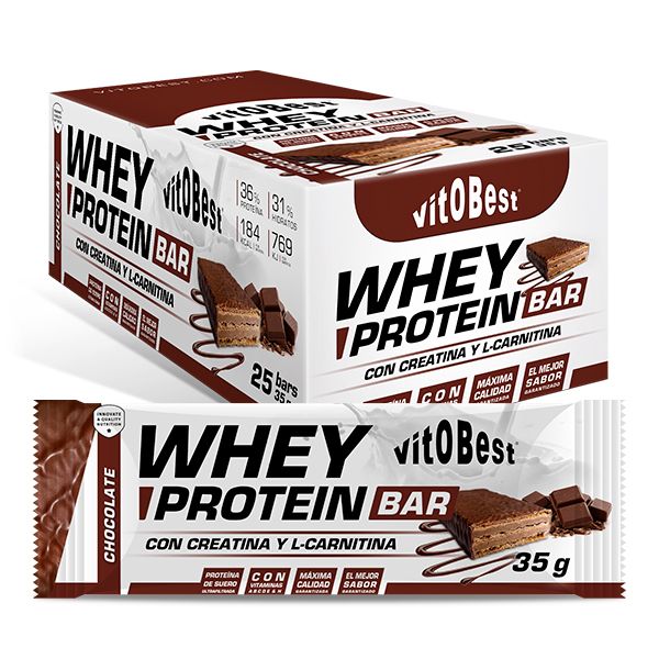 BARR. WHEY PROTEIN BARQUILLO 35 Grs. CHOCOLATE Exposit 25 Barr