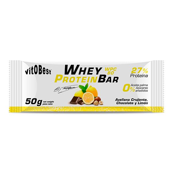 BARR. WHEY BAR TORREBLANCA CHOCO LIMON 50g. (20 Uds.)