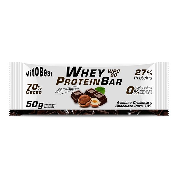 BARR. WHEY BAR TORREBLANCA CHOCO PURO 50g. (20 Uds.)
