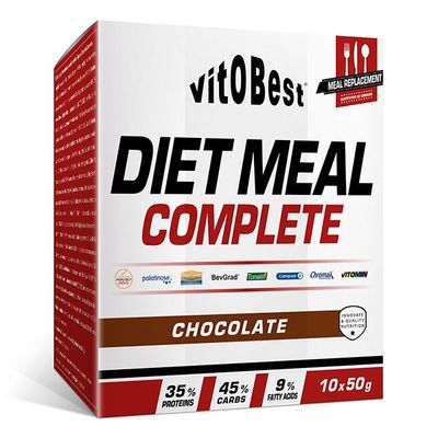 DIET MEAL COMPLETE 10 SOBRES X 50 g. CHOCOLATE