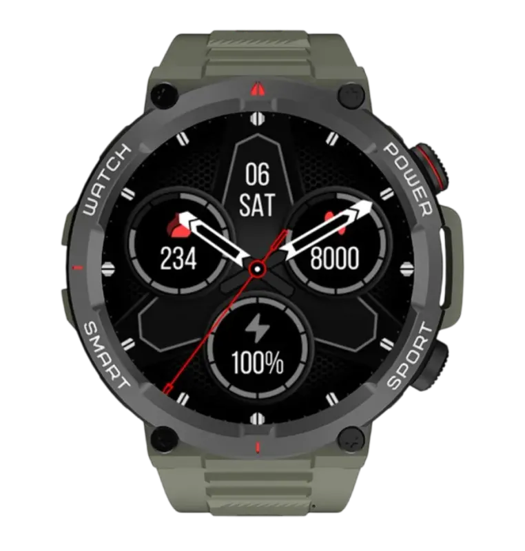 Pametni otporni sat Blackview W50 Pro, zeleni