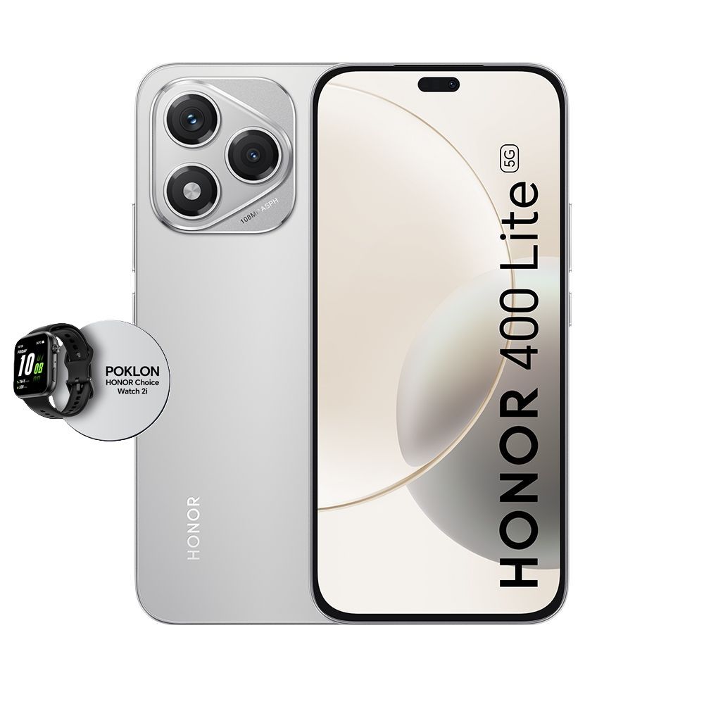 HONOR 400 Lite 5G DS 8/256GB Velvet Gray + HONOR Watch 2i