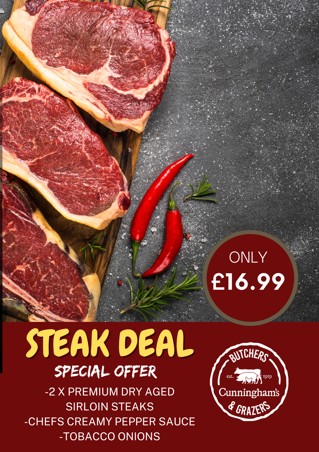 Steak Deal for 2 Special offer