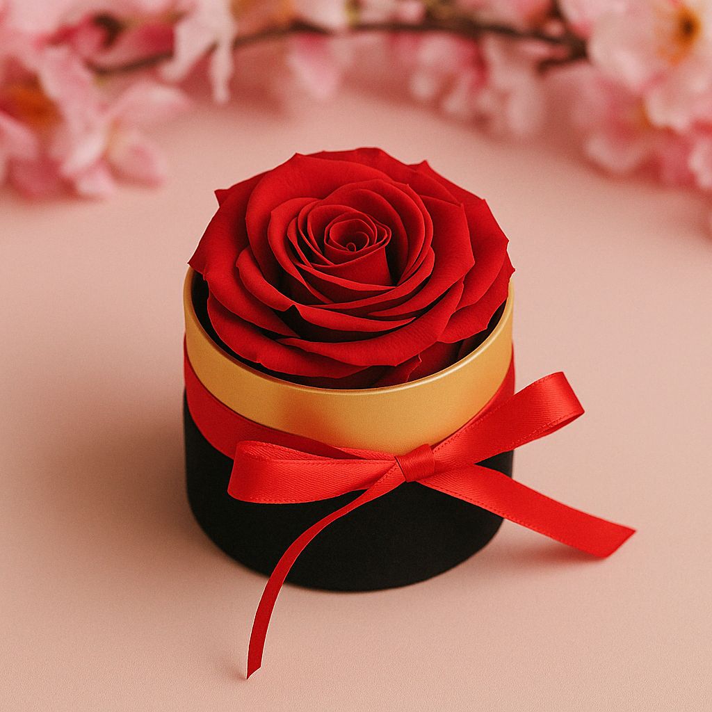 Ewige Rose in Geschenkbox