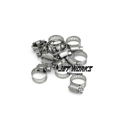 3/8' Stainless Steel Hose Clamps (Pack of 10)