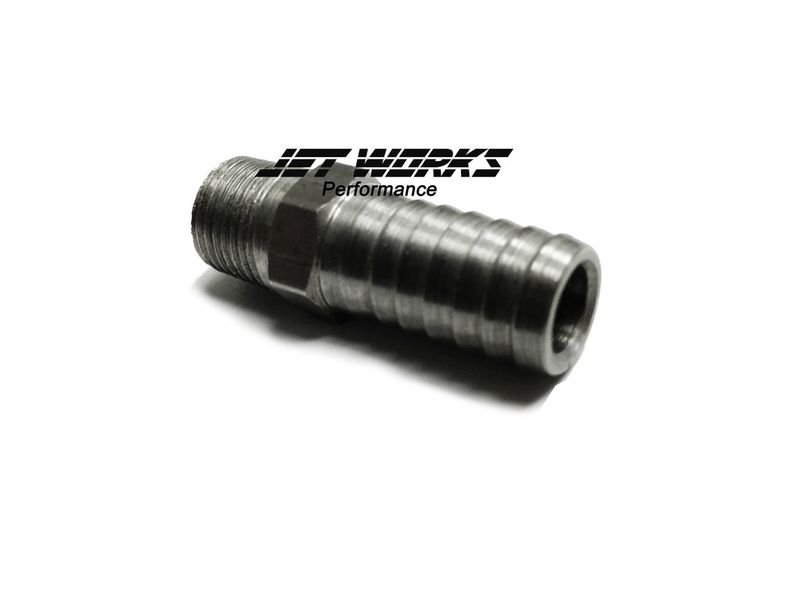 Jetworks Barb Fitting 3/8's x 1/8 NPT Stainless Steel