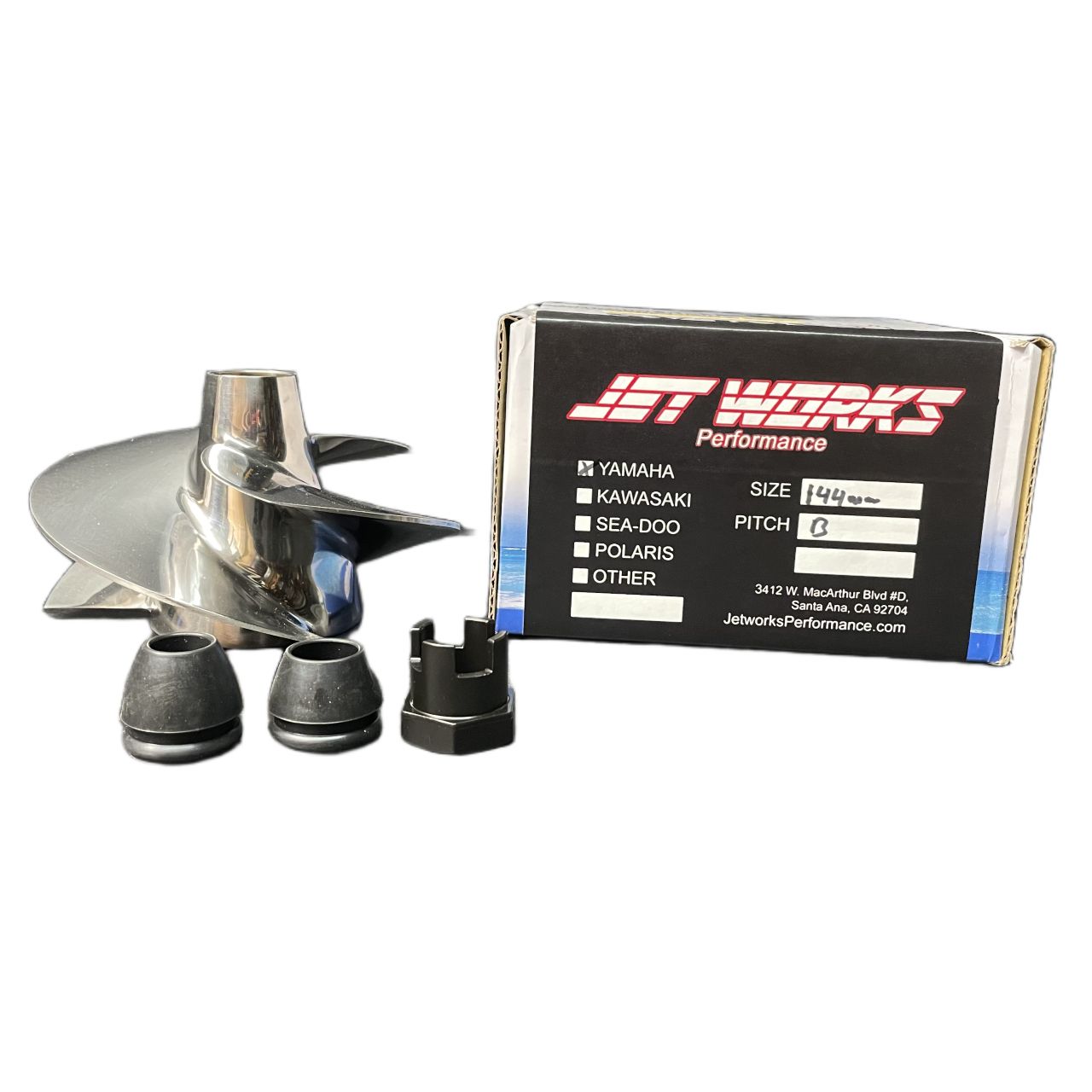 Impeller - Yamaha Superjet 2 Stroke, Pump Diameter / Engine Type: - 144mm, Pitch: - A Minus