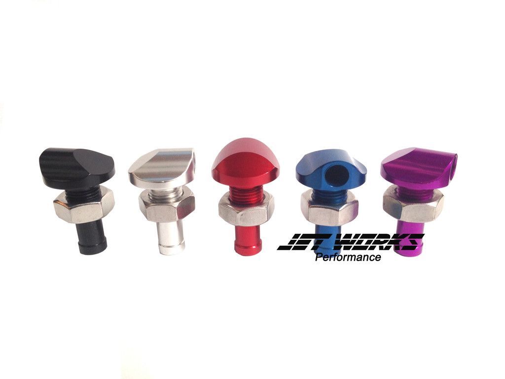 Jetworks  45* 3/8's Water Bypass, Color: Black, Size: 3/8"