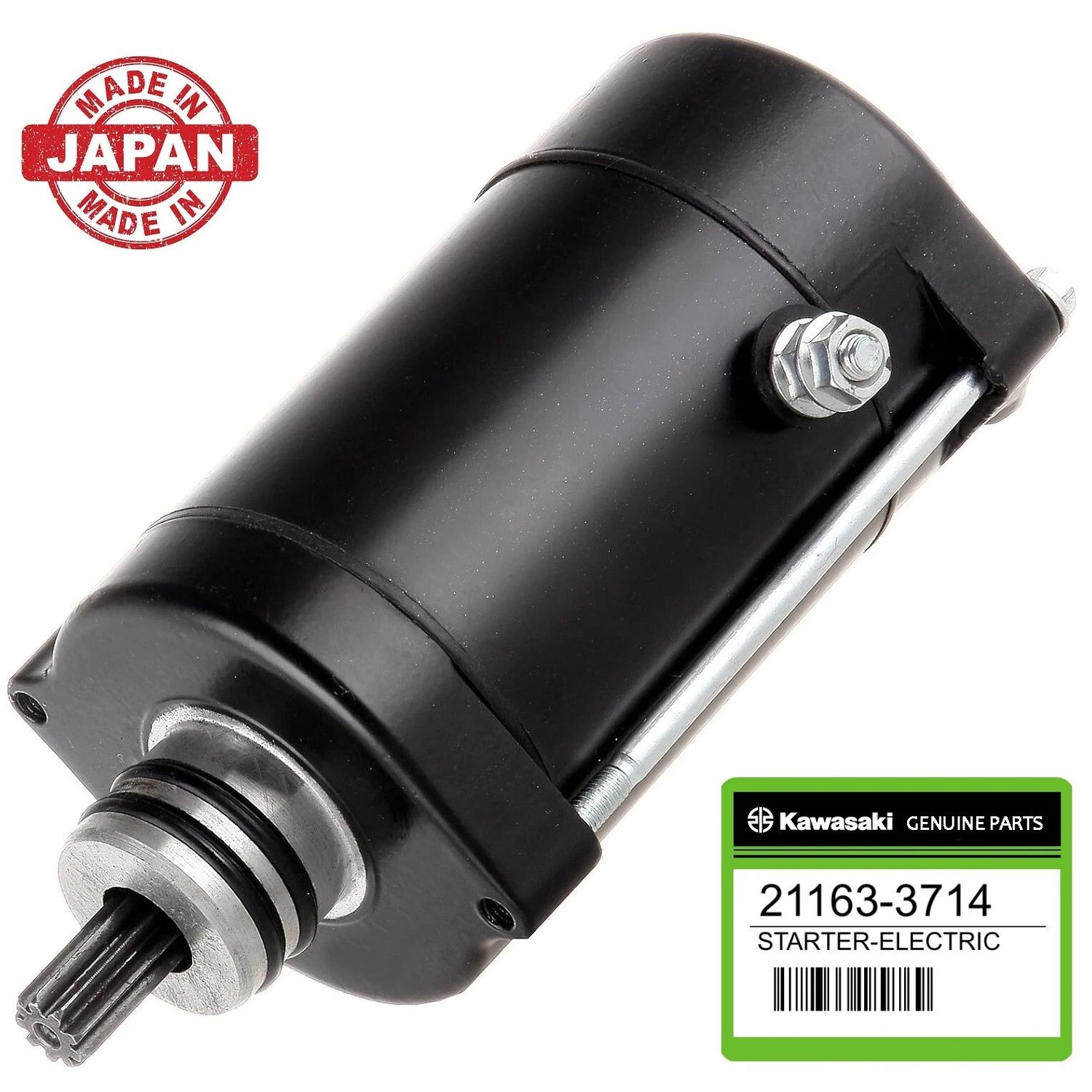 Starter Motor - OEM Kawasaki - 21163-3714