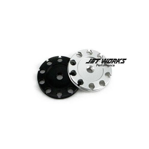 Billet Throttle Wheel - Mikuni - ADA, Color: Silver/Clear