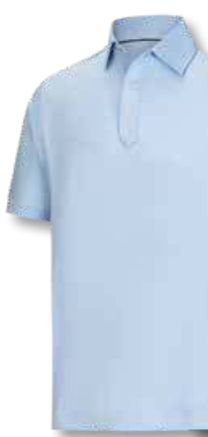 FJ Men Solid Lisle Set on Placket Polo