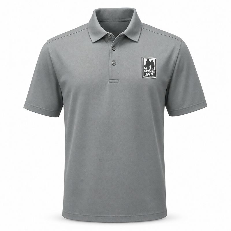 Father/Son Men's Grey Polo 