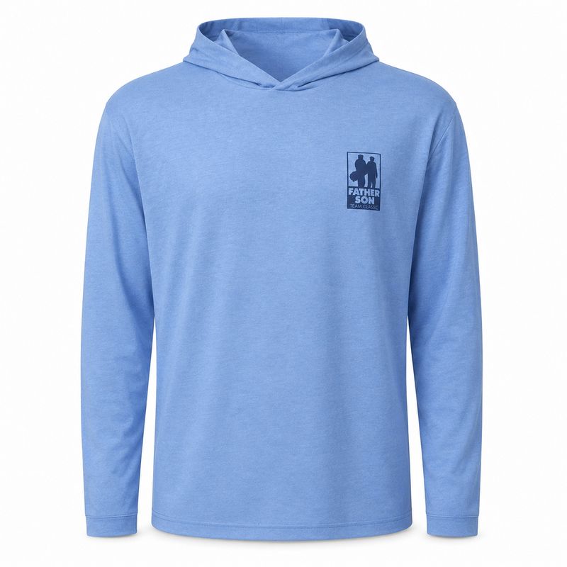 Father/Son Men's Blue Hoodie 