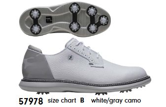 FJ Men Tradition Shoe 57978 (White/Grey Camo)