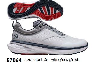 FJ Men Quantum Shoe 57064 (White/Navy/Red)