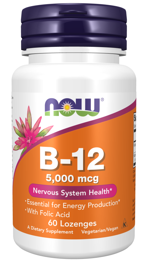 B-12 5000mcg + FOLIC  60 LOZ