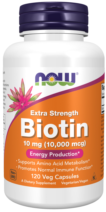BIOTIN 10MG (10,000mcg) 120 VCAPS