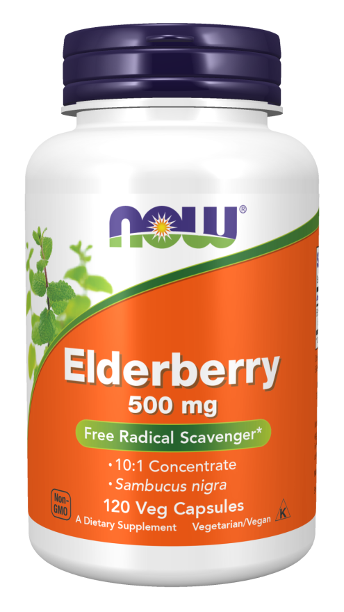 ELDERBERRY 500mg  120 VCAPS