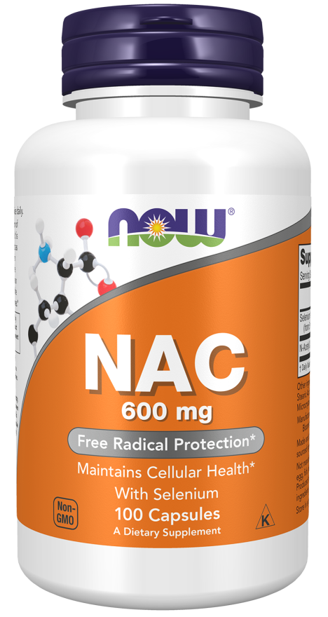 NAC-ACETYL CYSTEINE 600mg 100 VCAPS
