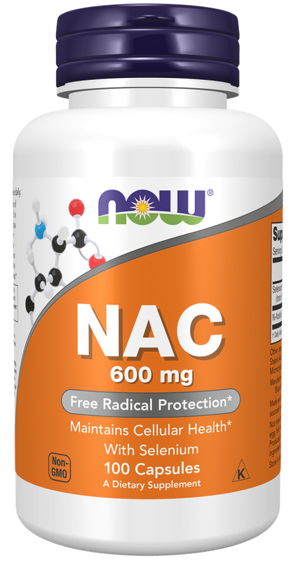NAC-ACETYL CYSTEINE 600mg 100 VCAPS