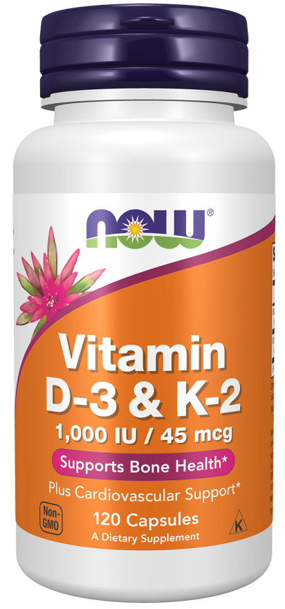 Vit D-3 / K2 1000 IU/45 MCG  120 VCAPS