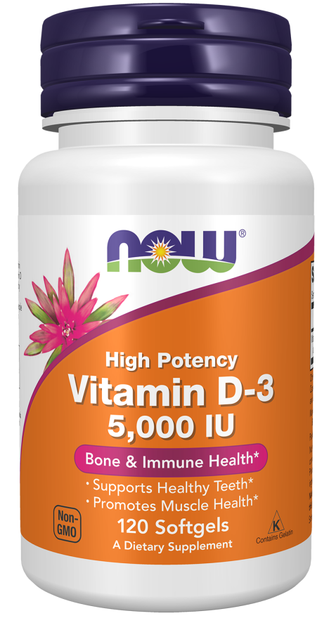 VIT D-3 5000IU 120 SGELS