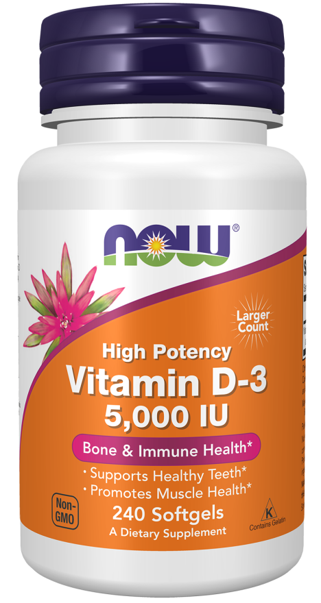 VIT D-3 5000 IU 240 SGELS