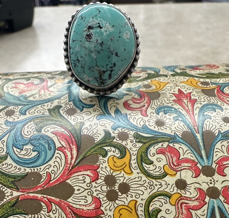 Circle Turquoise Ring
