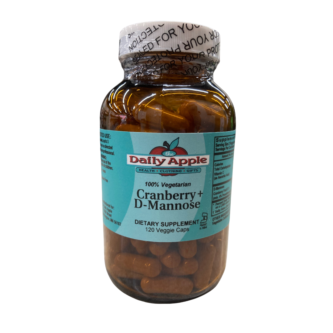 Cranberry + D-Mannose 120 Veggie Caps