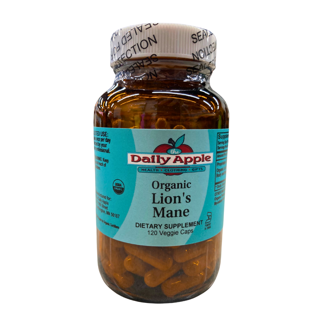 Organic Lion&#39;s Mane 120 Capsules