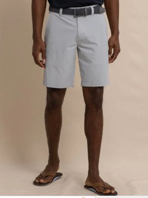 Southern Tide brrr°®-die 10" Performance Short in Seagull Grey