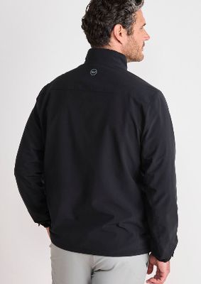 Vineyard Vines Mariner Soft Shell Performance Jacket in Jet Black