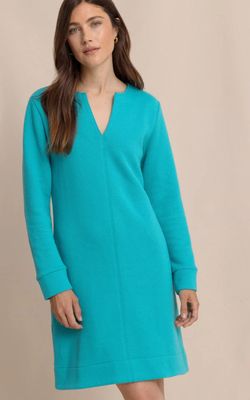 Cady Jacquard Dress in Spruce Shade
