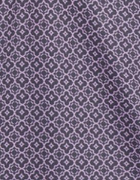 Collars &amp; Co. Semi-Spread Collar Polo Crest Point Grey &amp; Pink