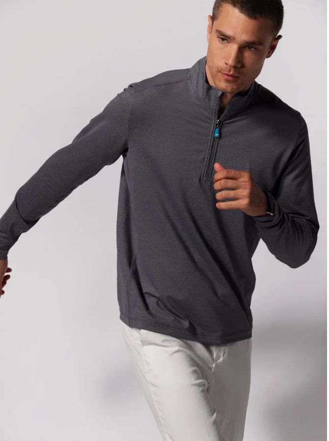 Shoreline Zip Pullover - Tradewind Technology in Graphite