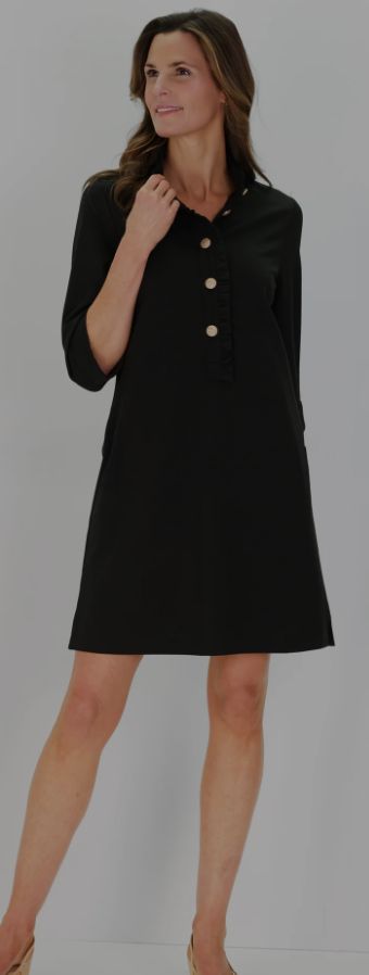 Duffield Lane Olive Dress in Black