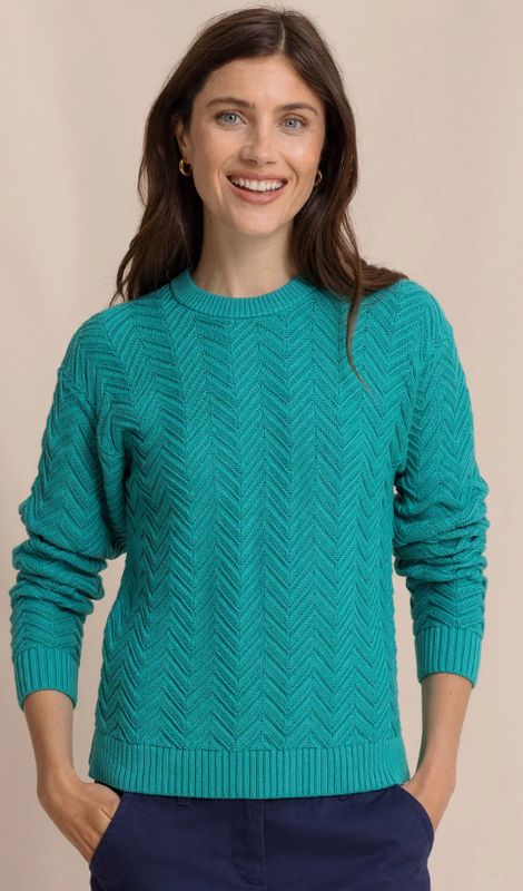 Southern Tide Saige Sweater in Spruce Shade