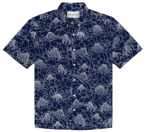 Tori Richard Torch Song in Navy