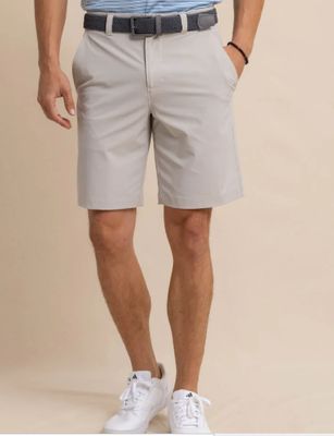 Southern Tide brrr°®-die 10" Performance Short in Stone