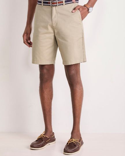 Vineyard Vines 9" Stretch Breaker Shorts in Khaki
