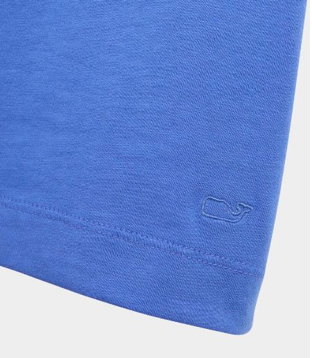 Vineyard Vines Supima® Cotton V-Neck Tee in Breaker Blue