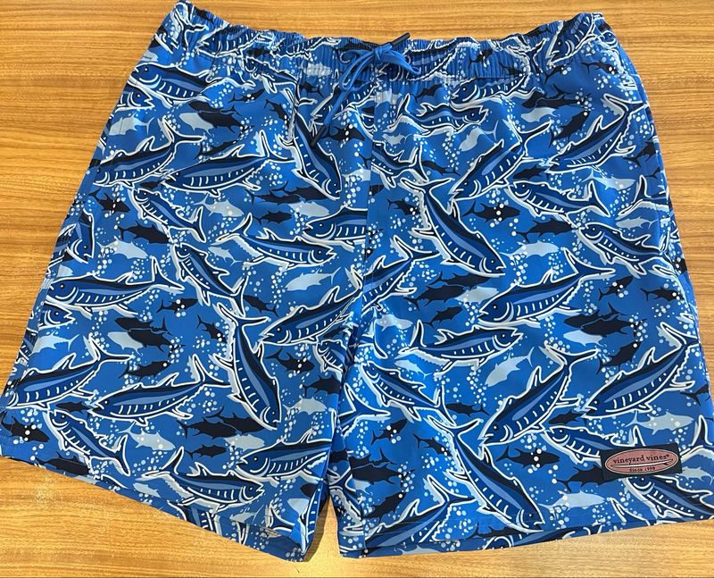 Vineyard Vines Swim Trunks in Tide Blue