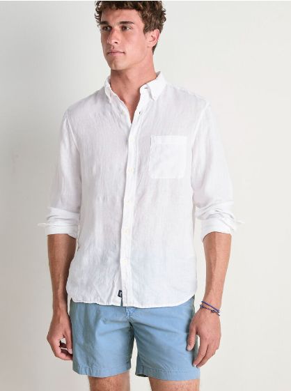 Vineyard Vines Surfside Solid Linen Shirt
