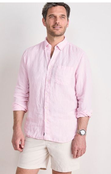 Vineyard Vines Surfside Solid Linen Shirt