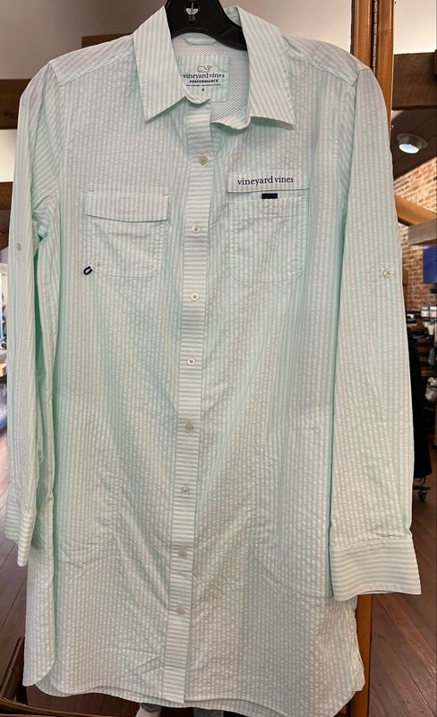 Vineyard Vines Hartley Harbor Cover-Up in Green