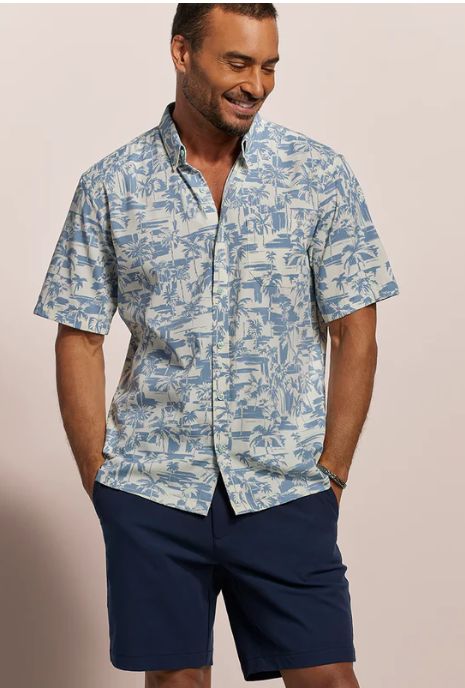 Tori Richard Aperture - Tradewind Technology in Chambray