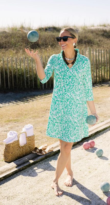 Duffield Lane Lillian Dress in Mint Meadow