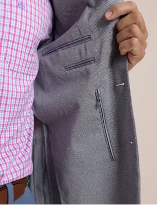 Southern Tide Charleston Blazer in Heather Steel Grey