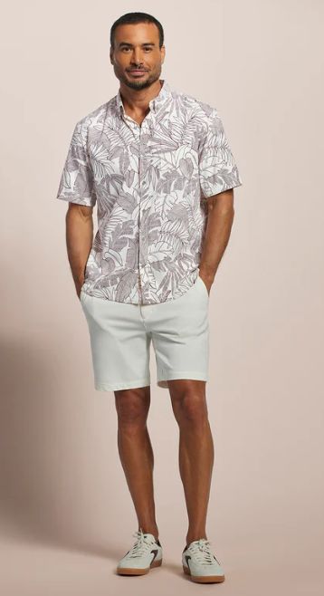 Tori Richard Sol Canopy - Tradewind Technology in Off White